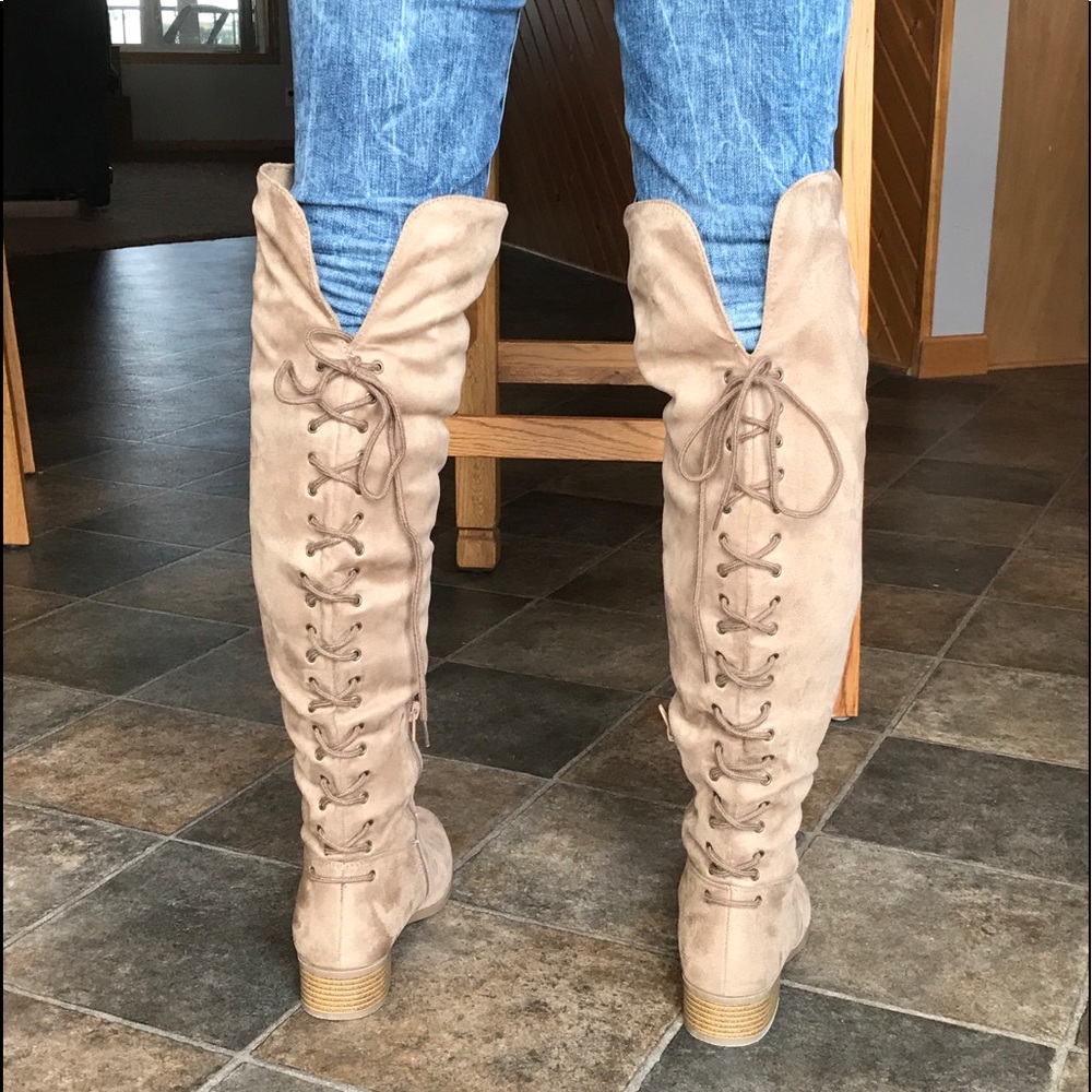 Over the Knee Boots Size 8. NWOT